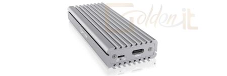 Mobilrack Raidsonic IcyBox IB-1817MA-C31 External Type-C enclosure for M.2 NVMe SSD Silver - IB-1817MA-C31