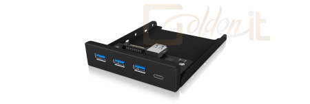 Mobilrack Raidsonic IcyBox IB-HUB1418-i3 Frontpanel with USB 3.0 Type-A and Type-C hub - IB-HUB1418-I3
