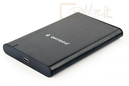 Mobilrack Gembird E2-U3S-6 USB3.1 Enclosure Aluminium with USB Type-C Black - EE2-U3S-6