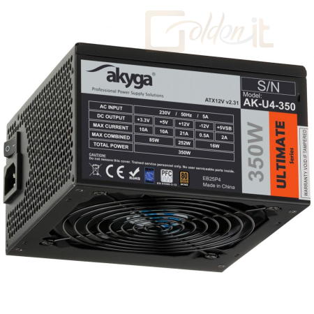 Táp Akyga 350W 80+ Bronze - AK-U4-350