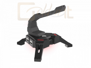 Egér Natec Genesis Vanad 300 USB HUB 2.0 4port mouse Bungee Black - NBU-1441