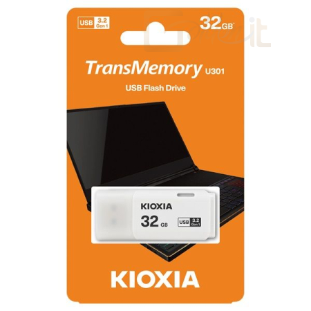 USB Ram Drive KIOXIA 32GB USB3.2 U301 White - LU301W032GG4