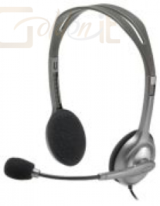 Fejhallgatók, mikrofonok Logitech H110 Headset Grey - 981-000472