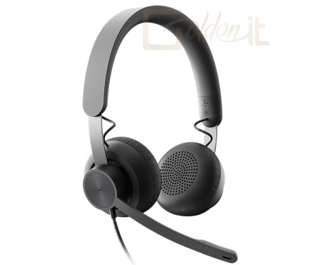 Fejhallgatók, mikrofonok Logitech UC Zone Wired Headset Black - 981-000875
