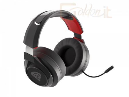 Fejhallgatók, mikrofonok Genesis Selen 400 Wireless Headset Black - NSG-1673