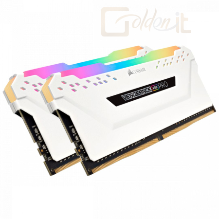 RAM Corsair 32GB DDR4 2666MHz Kit (2x16GB) Vengeance RGB Pro White - CMW32GX4M2A2666C16W