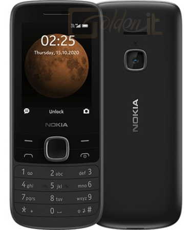 Mobil készülékek Nokia 225 4G Dual SIM Black - 16QENB01A22