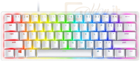 Billentyűzet Razer Huntsman Mini Mercury Edition (Purple Switch) White US  - RZ03-03390300-R3M1