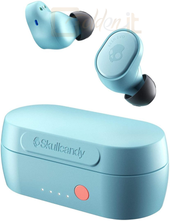 Fejhallgatók, mikrofonok Skullcandy Sesh Evo True Wireless Bluetooth Headset Bleached Blue - S2TVW-N743