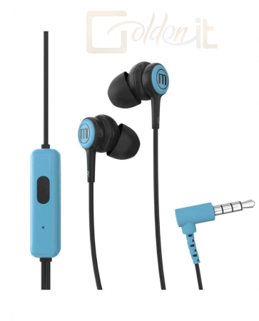 Fejhallgatók, mikrofonok Maxell In-Tips Earphones Blue - MAX780197