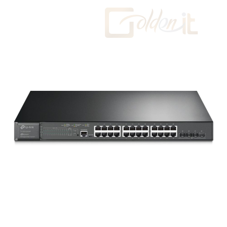Hálózati eszközök TP-Link TL-SG3428XMP JetStream 24-Port Gigabit and 4-Port 10GE SFP+ L2+ Managed Switch with 24-Port PoE+ - TL-SG3428XMP