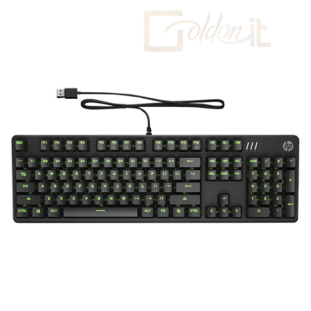 Billentyűzet HP Pavilion 550 wired keyboard Black HU - 9LY71AA