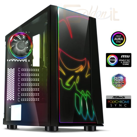 Ház Spirit Of Gamer Ghost One RGB Black - 8901RA