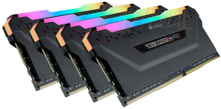 RAM Corsair 32GB DDR4 3600MHz Kit(4x8GB) Vengeance RGB Pro Black - CMW32GX4M4D3600C18
