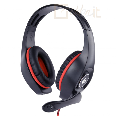 Fejhallgatók, mikrofonok Gembird GHS-05-R Gaming Headset Black/Red - GHS-05-R