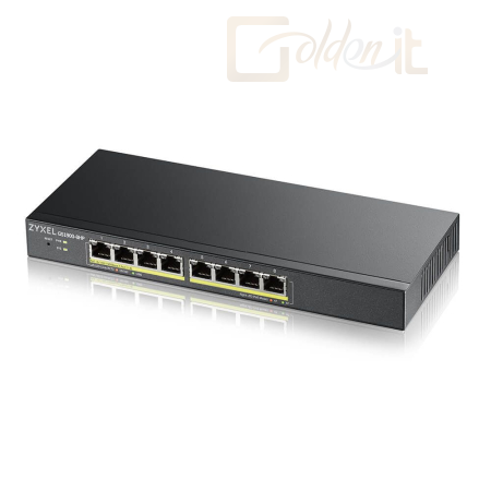 Hálózati eszközök ZyXEL GS1900-8HP-EU0102F 8x1000Mbps Smart Menedzselhető PoE Switch - GS1900-8HP-EU0102F