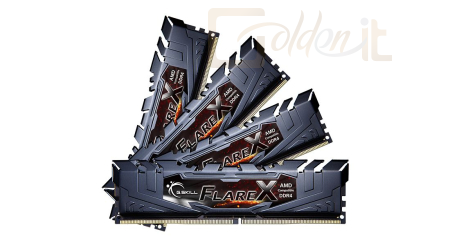 RAM G.SKILL 64GB DDR4 3200Mhz Kit(4x16GB) Flare X Black - F4-3200C16Q-64GFX