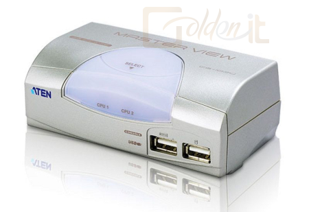 Hálózati eszközök ATEN CS102U-AT 2-Port USB VGA KVMP Switch - CS102U-AT
