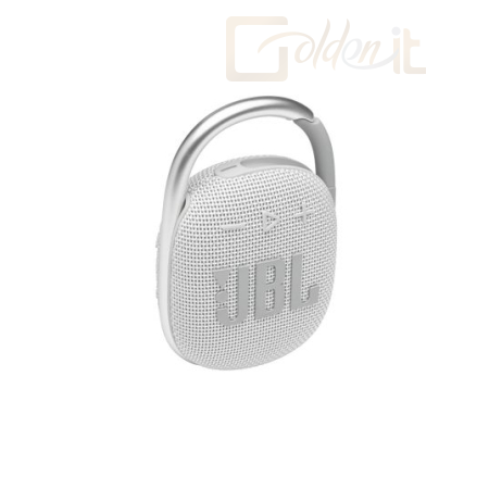 Hangfal JBL Clip4 Bluetooth Ultra-portable Waterproof Speaker White - JBLCLIP4WHT