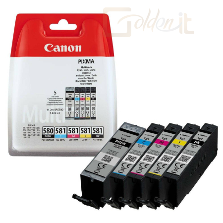Nyomtató - Tintapatron Canon CLI-581/PGI-580 Multi Color Pack - 2078C005