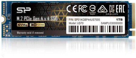Winchester SSD Silicon Power 1TB M.2 2280 NVMe Gen4x4 US70  - SP01KGBP44US7005