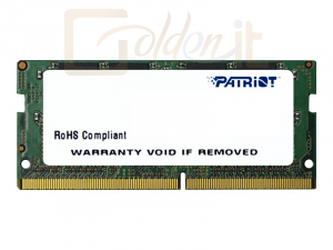 RAM - Notebook Patriot 4GB DDR4 2400MHz Signature Line SODIMM  - PSD44G240082S