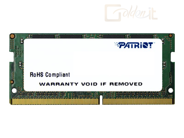 RAM - Notebook Patriot 4GB DDR4 2400MHz Signature Line SODIMM  - PSD44G240082S