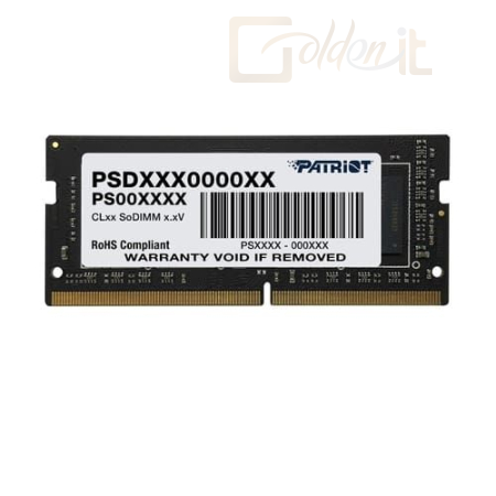 RAM - Notebook Patriot 8GB DDR4 3200MHz Signature Line SODIMM  - PSD48G320081S
