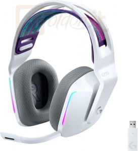 Fejhallgatók, mikrofonok Logitech G733 Lightspeed Wireless RGB White - 981-000883