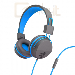 Fejhallgatók, mikrofonok JLab Jbuddies Studio Kids Headphones Graphite/Blue - IEUHJKSTUDIORGRYBL