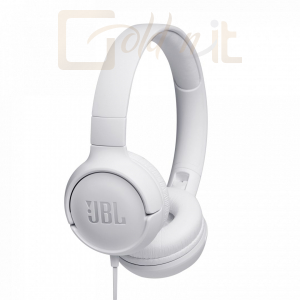 Fejhallgatók, mikrofonok JBL Tune 500 Headset White - T500WHT
