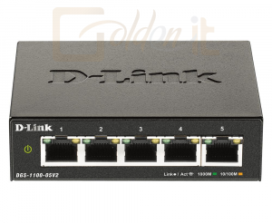 Hálózati eszközök D-Link DGS-1100-05V2 5-Port Gigabit Smart Managed Switch - DGS-1100-05V2/E