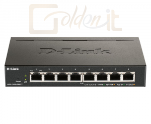 Hálózati eszközök D-Link DGS-1100-08PV2 8-Port Gigabit PoE Smart Managed Switch - DGS-1100-08PV2