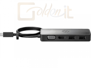 Notebook kiegészitők HP G2 USB-C Travel Hub Black - 235N8AA