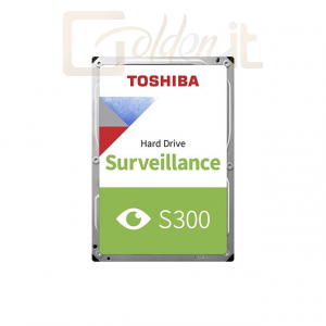 Winchester (belső) Toshiba 1TB 5700rpm SATA-600 64MB S300 HDWV110UZSVA - HDWV110UZSVA