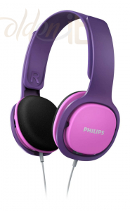 Fejhallgatók, mikrofonok Philips SHK2000PK Headphones Puprle/Pink - SHK2000PK/00