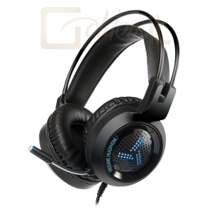 Fejhallgatók, mikrofonok Omega VH8020 RGB Gaming Headset Black - VH8020