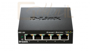 Hálózati eszközök D-Link DGS‑105 5‑Port Gigabit Unmanaged Desktop Switch - DGS-105GL/E