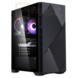 Ház Zalman Z3 Iceberg Window Black - Z3 ICEBERG BLACK