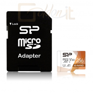 USB Ram Drive Silicon Power 256GB microSDXC Superior Pro UHS-1 U3 V30 A1 Colorful + adapterrel - SP256GBSTXDU3V20AB