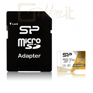 USB Ram Drive Silicon Power 512GB microSDXC Superior Pro UHS-1 U3 V30 A1 Colorful + adapterrel - SP512GBSTXDU3V20AB