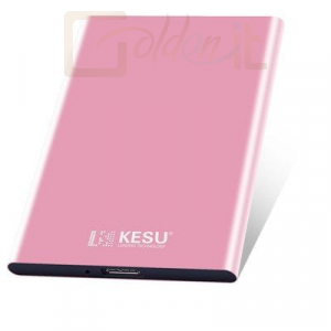 Winchester (külső) Teyadi 250GB 2,5” USB 3.0 KESU-K201 Metal Pink - KESU-K201250P