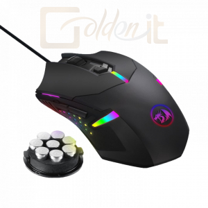 Egér Redragon Centrophorus 2 Wired gaming mouse RGB Black - M601-RGB
