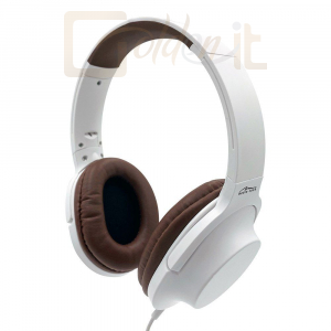 Fejhallgatók, mikrofonok Media-Tech MT3604 Delphini Headset White - MT3604