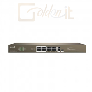 Hálózati eszközök Tenda TEF1118P-16-250W Rackmount Switch With 16-Port PoE - TEF1118P-16-250W