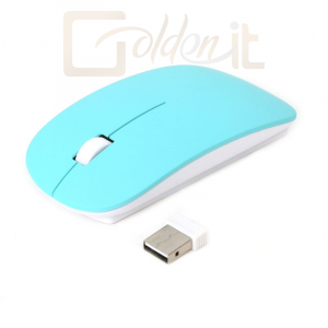 Egér Omega OM0414WBL wireless mouse Blue - OM0414WBL