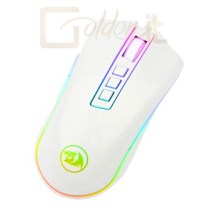 Egér Redragon Cobra M711W Cobra White Gaming Mouse - M711W