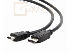 Displayport M - HDMI M 1m Black Gembird CC-DP-HDMI-1M 