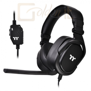 Fejhallgatók, mikrofonok Thermaltake Argent H5 Stereo Gaming Headset - GHT-THF-ANECBK-30