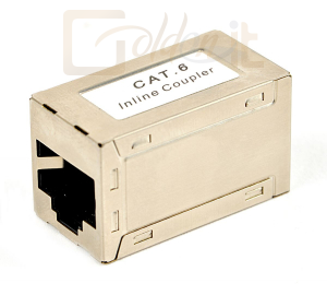 Hálózati eszközök Gembird NCA-LC6S-01 CAT6 RJ45/RJ45 FTP shielded in-line coupler - NCA-LC6S-01